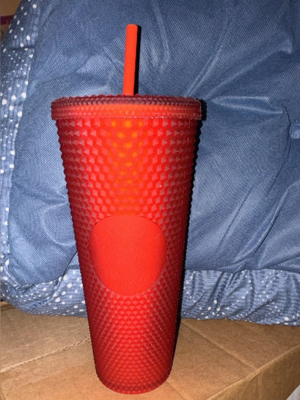 Starbucks Red Studded Reusable Tumbler with Straw